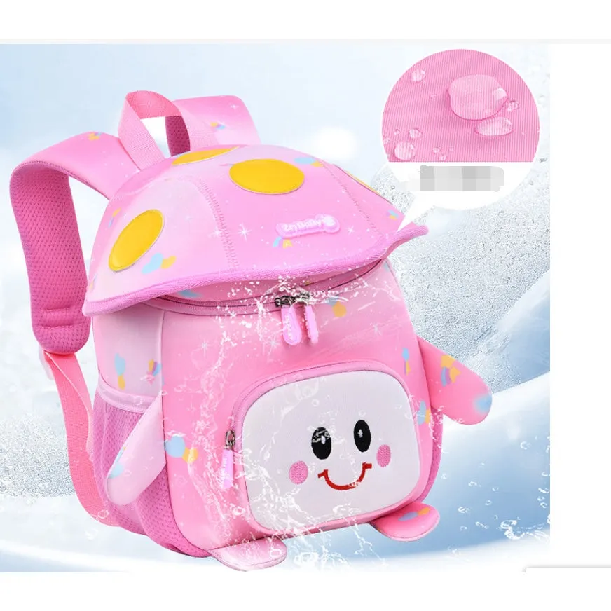 Cute 3D Mushroom Design Backpack for Kids