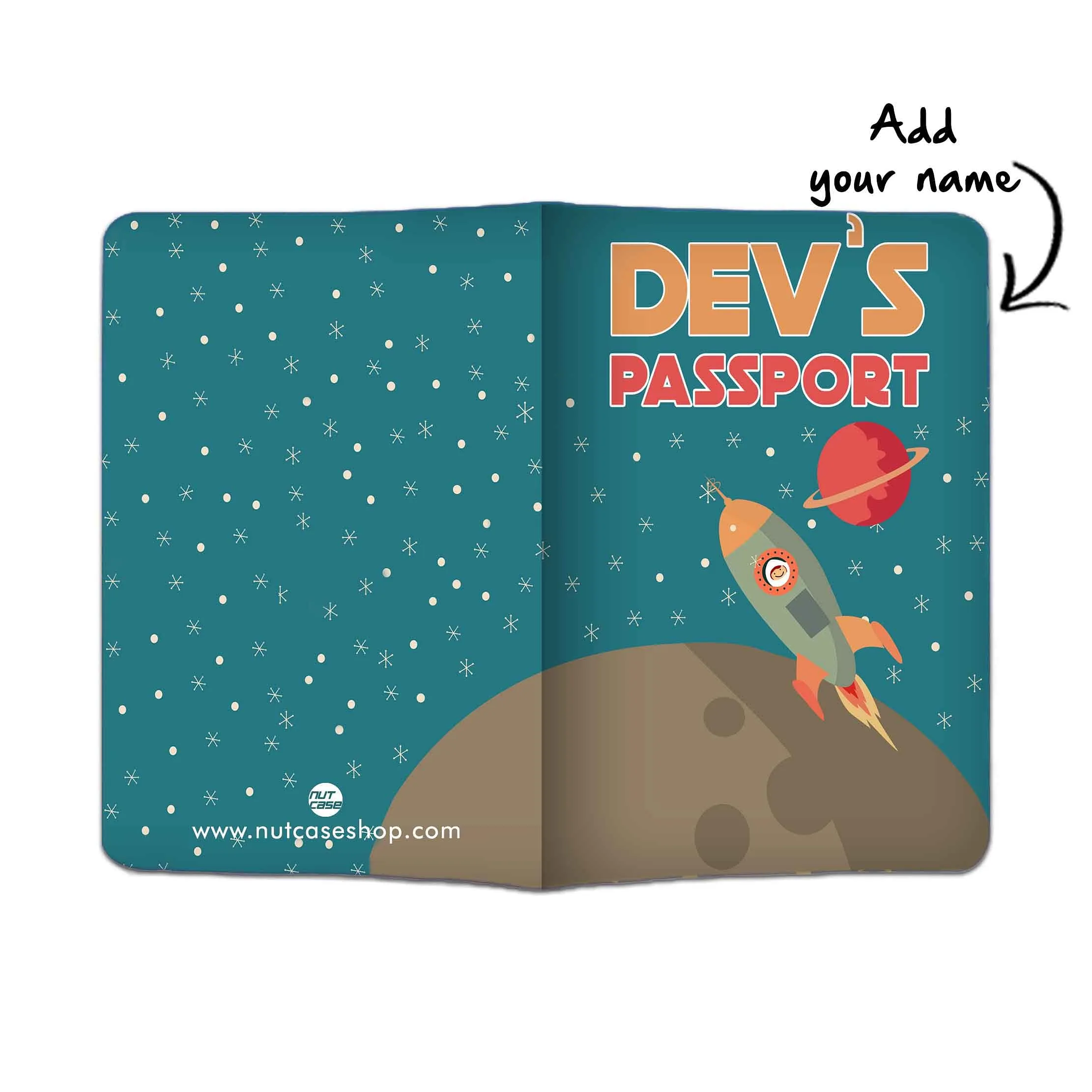 Cute Passport Cover for Kids - Blue Moon Passport