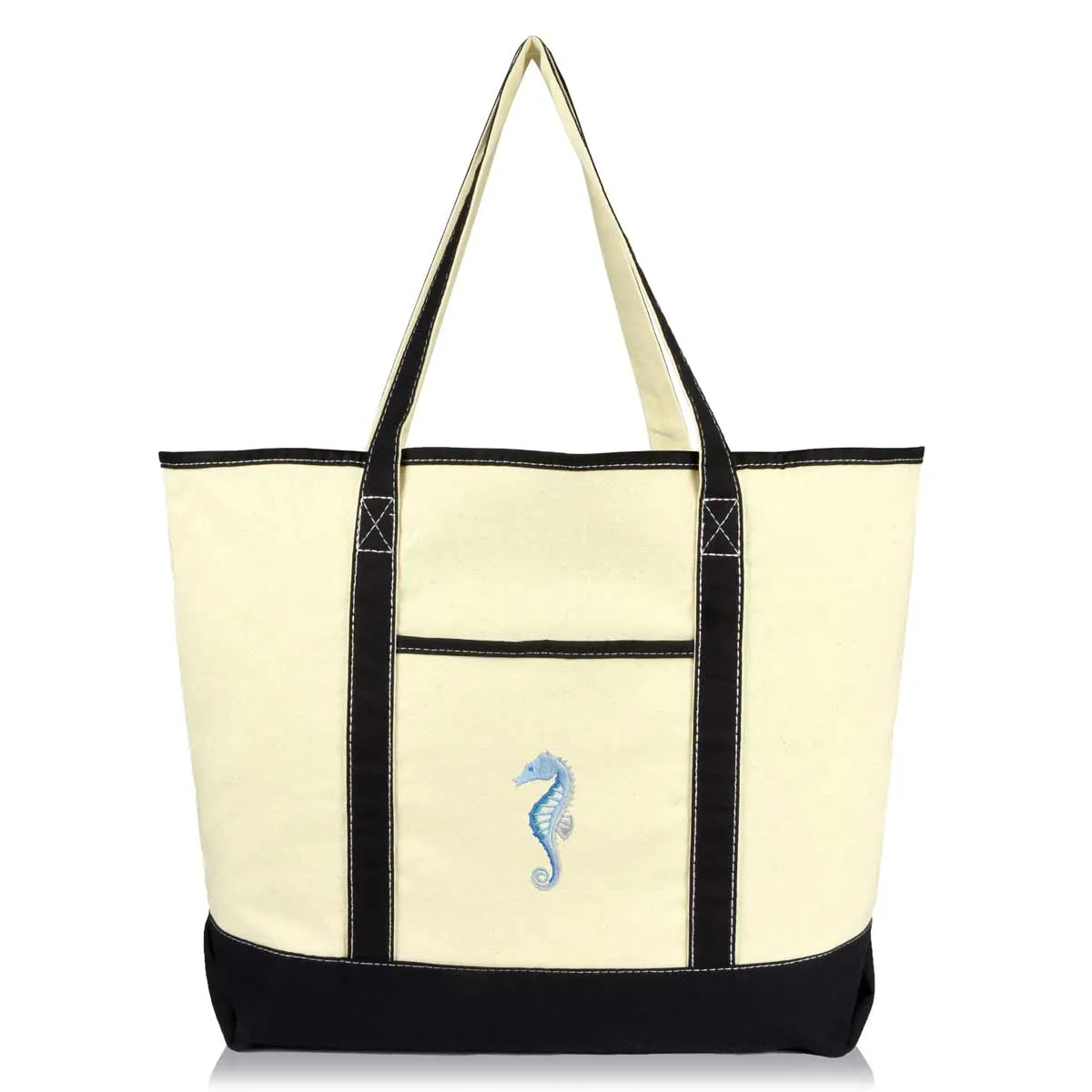 Dalix Seahorse Tote Bag