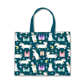 Designer Tote Bag With Zip Beach Gym Travel Bags -  Unicorns and Home