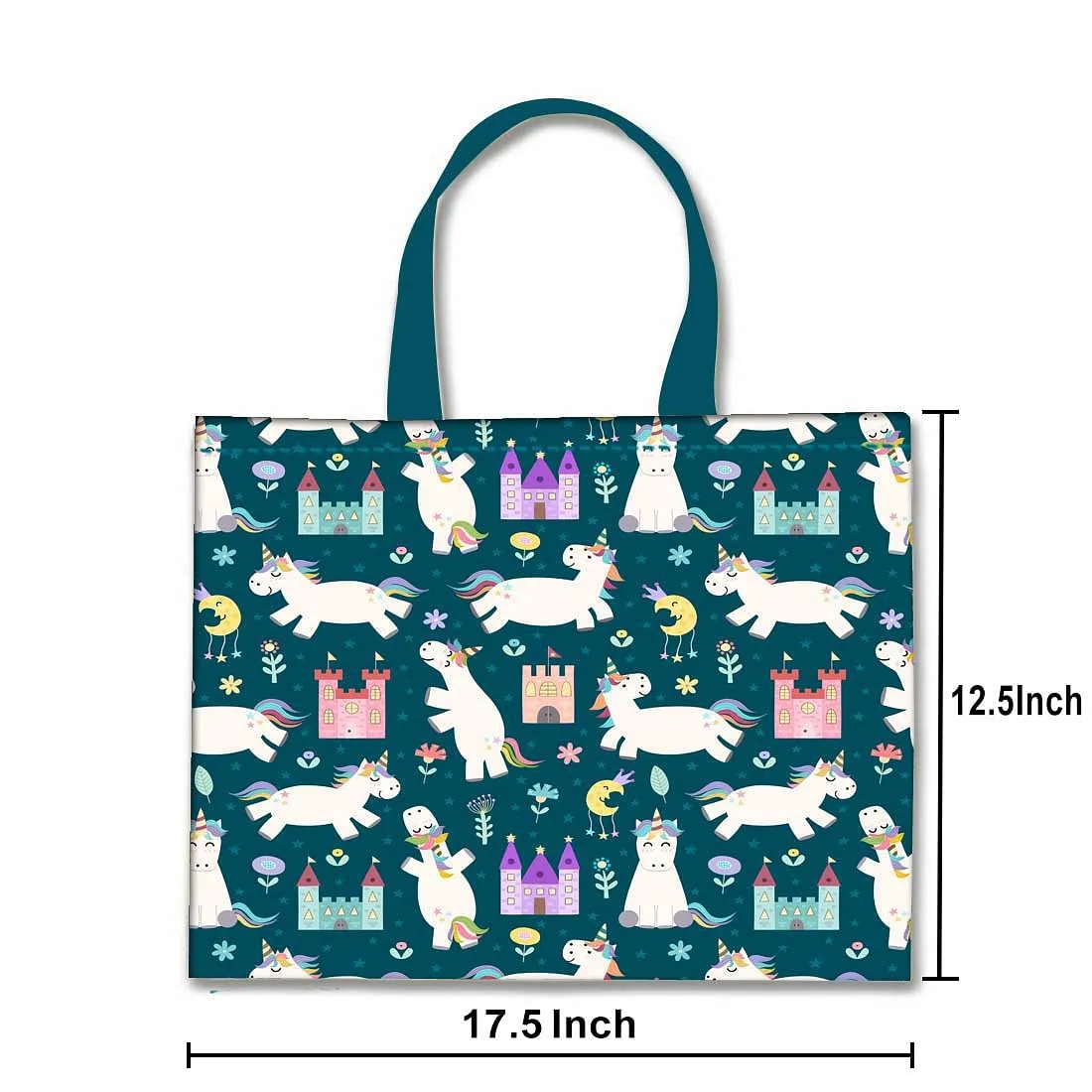 Designer Tote Bag With Zip Beach Gym Travel Bags -  Unicorns and Home