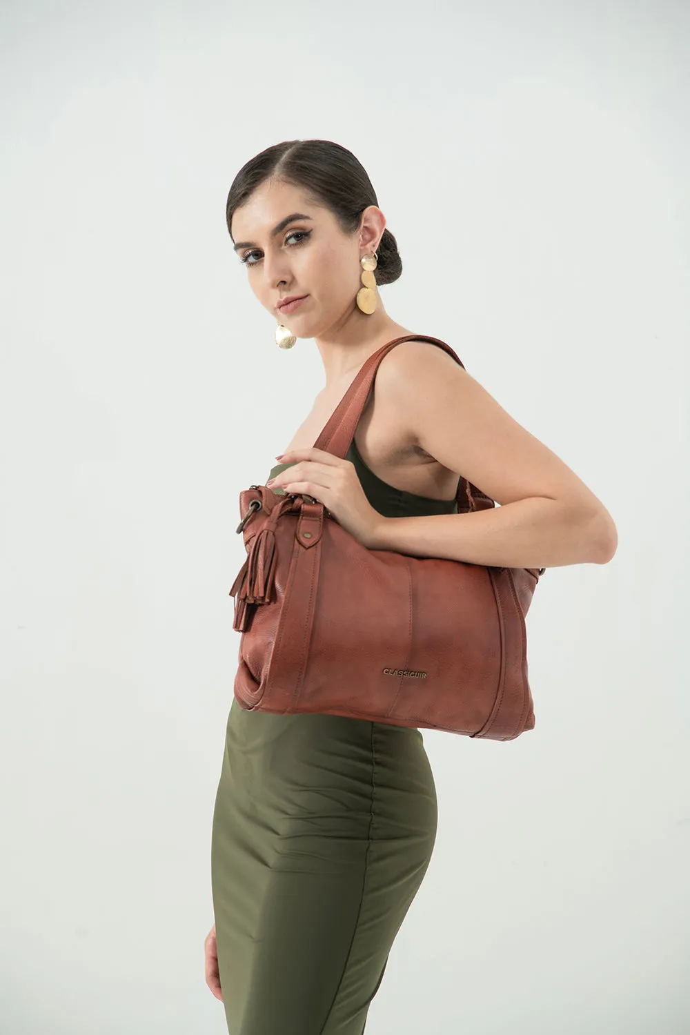 Dijon Tassle Hobo Bag