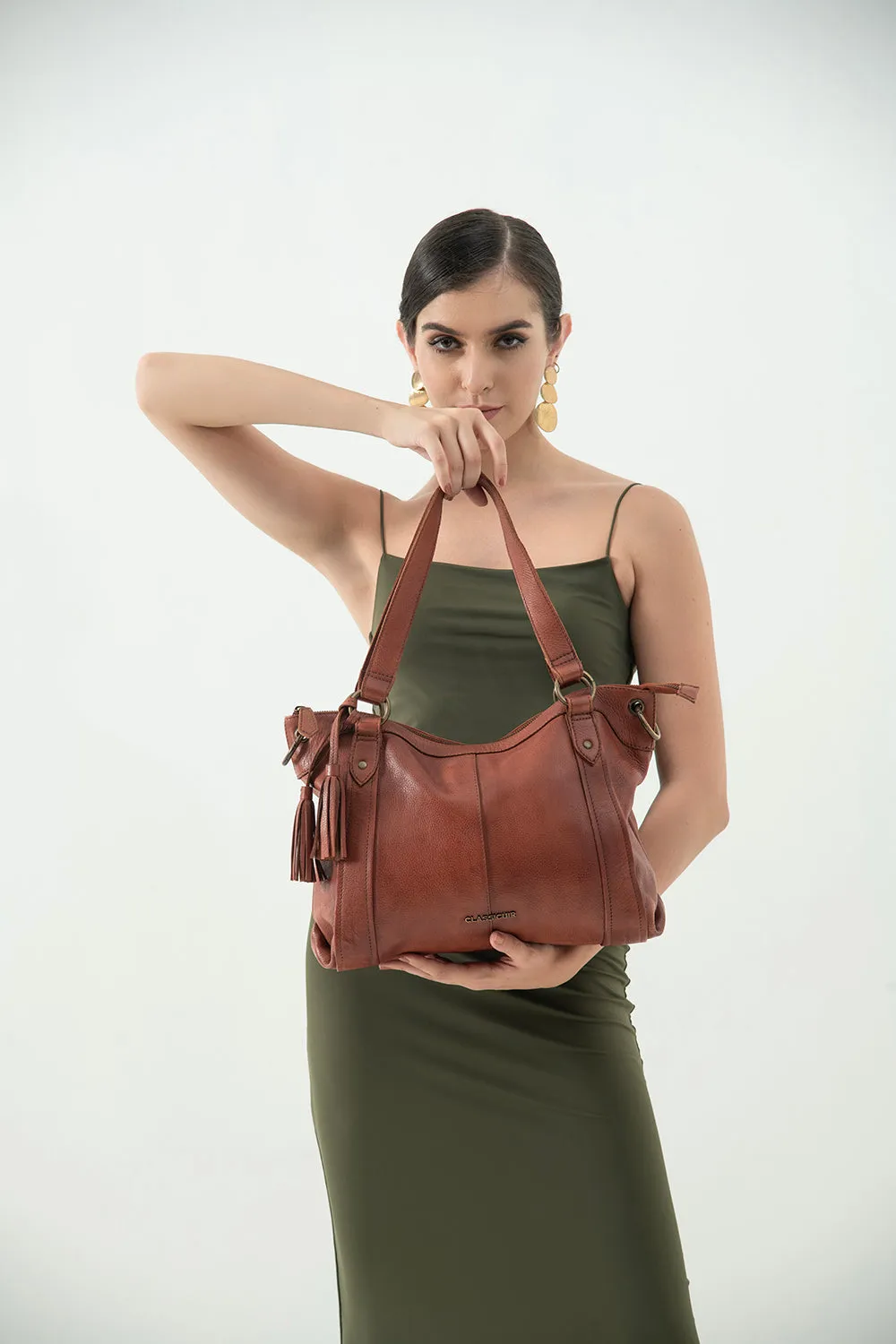 Dijon Tassle Hobo Bag