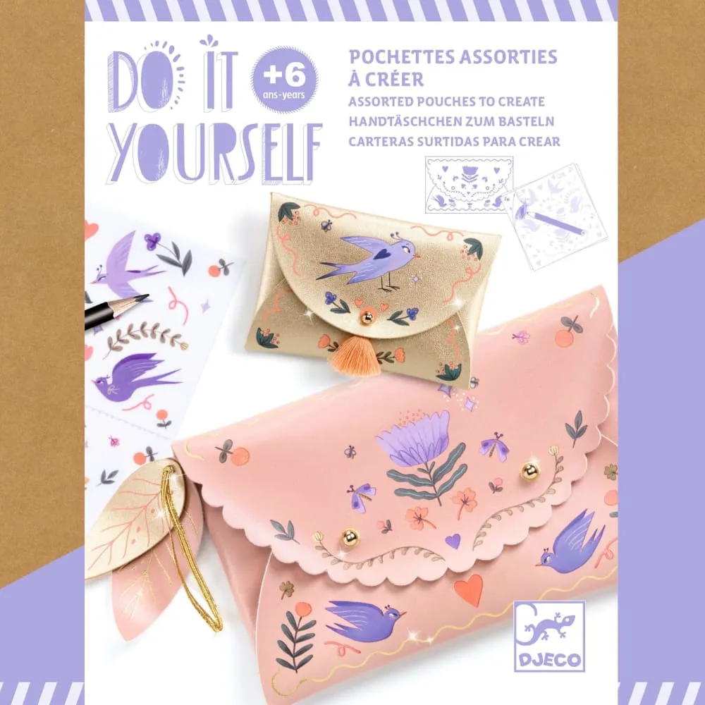 Djeco Do It  Yourself - Bag and Coin Purse Set