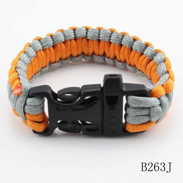 Emergency Survival Paracord Bracelet