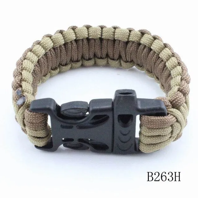 Emergency Survival Paracord Bracelet