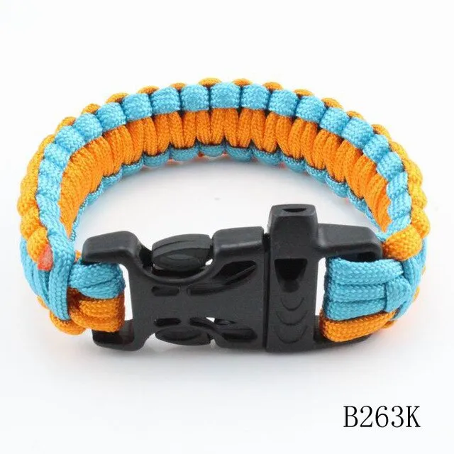 Emergency Survival Paracord Bracelet