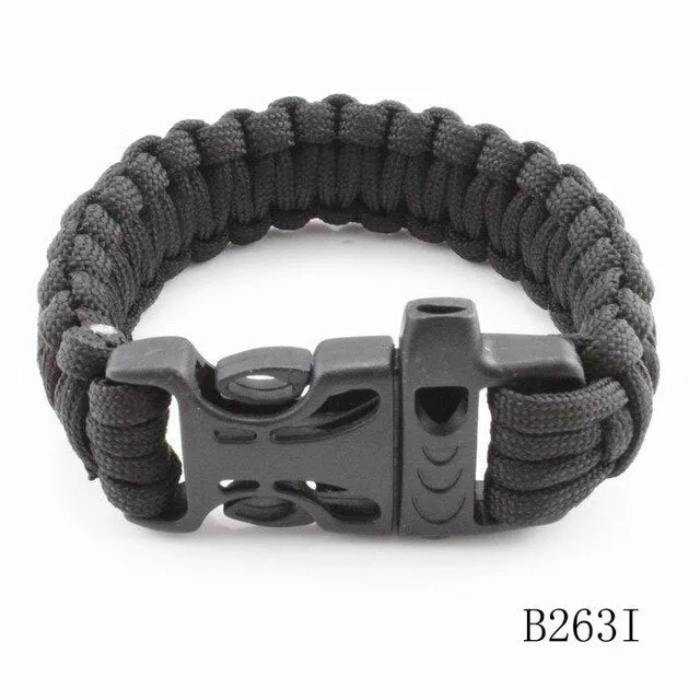 Emergency Survival Paracord Bracelet