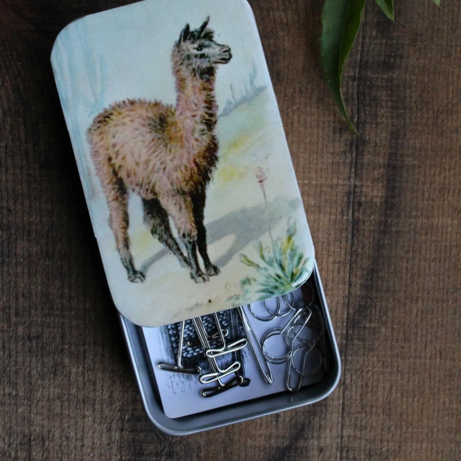 Firefly Notes-Llama Knitting Notions Tin