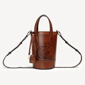 Forever Alice Bucket Bag - Cognac Hand Finished Luxury Leather