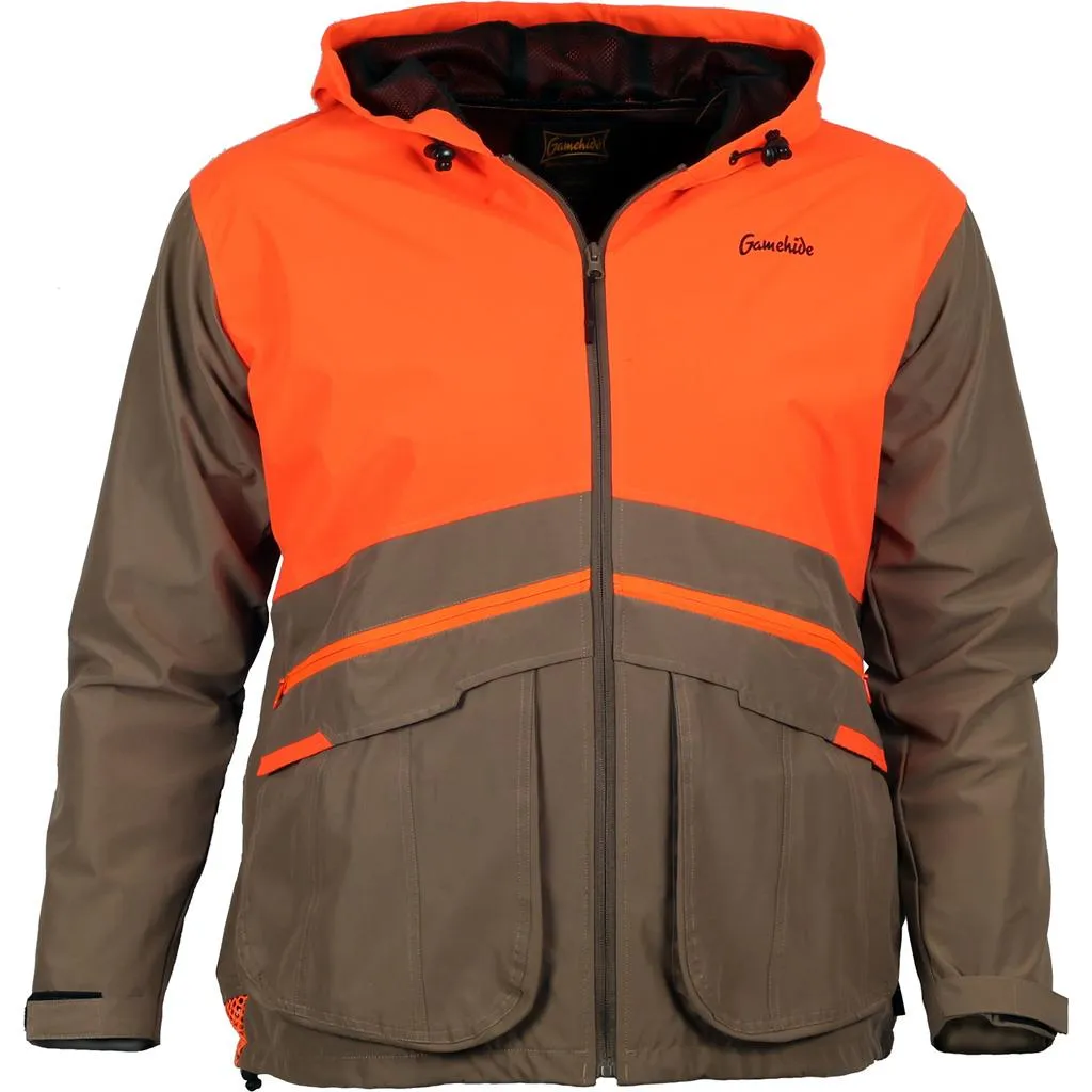 Gamehide Flusher Upland Rain Jacket Tan/Orange X-Large