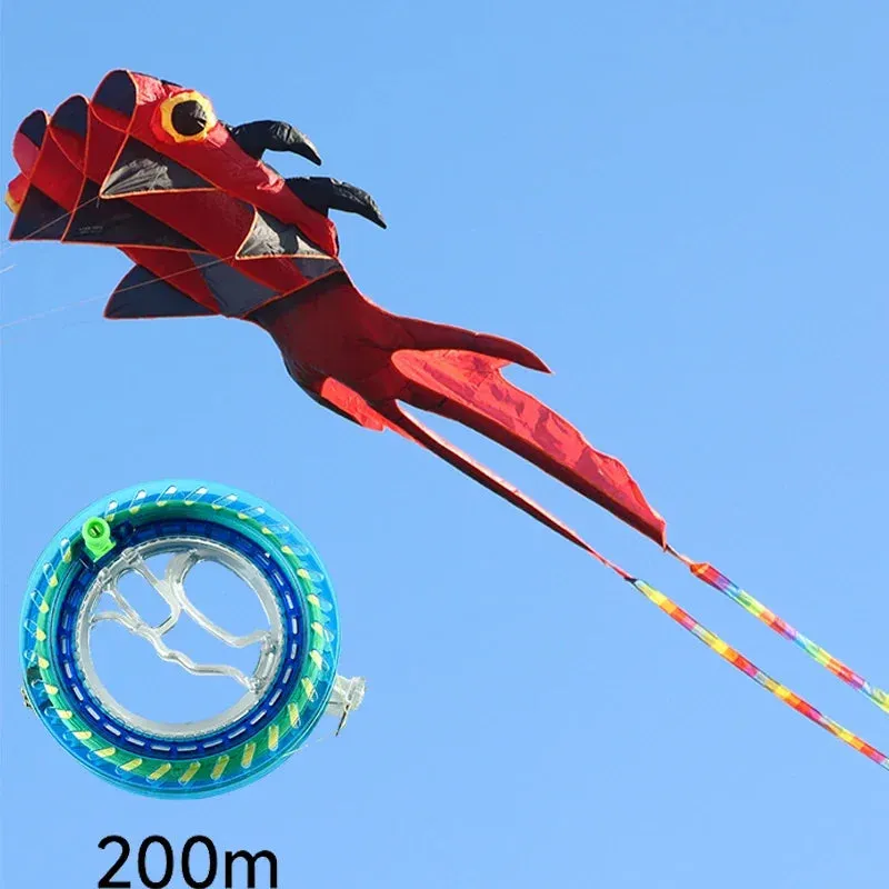 Giant 8M Goldfish Kite with 3 Wind Tubes for Stunning Sky Displays