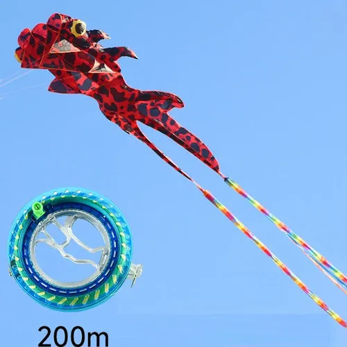 Giant 8M Goldfish Kite with 3 Wind Tubes for Stunning Sky Displays