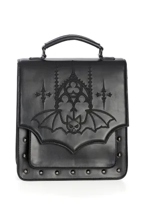 Gothic Bat - Embroidered Backpack with Inchangeable Straps