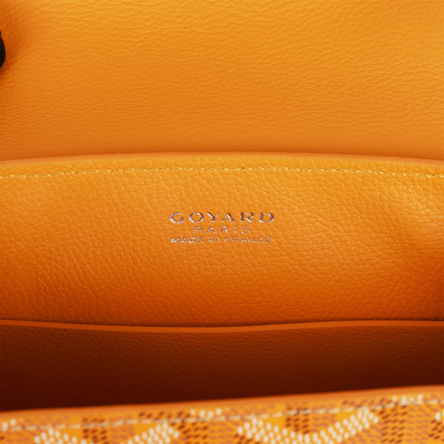 Goyard Saigon Souple Mini Bag Yellow Goyardine Silver Hardware