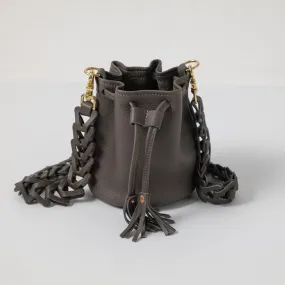 Grey Cypress Mini Bucket Bag