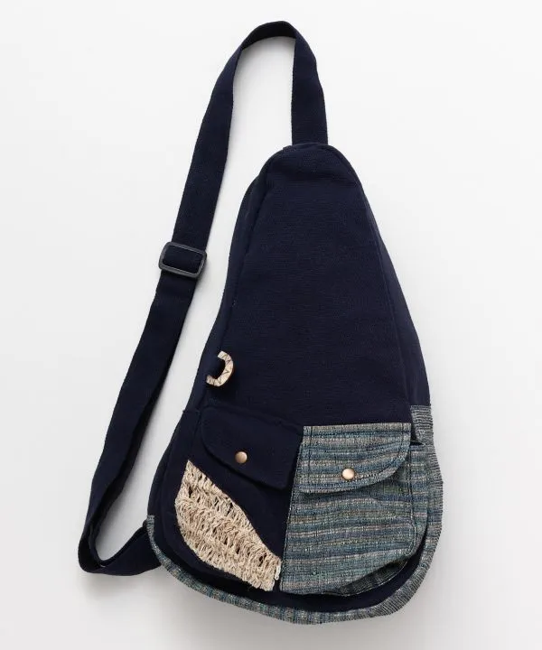 Hand Woven Cotton One Shoulder Bag