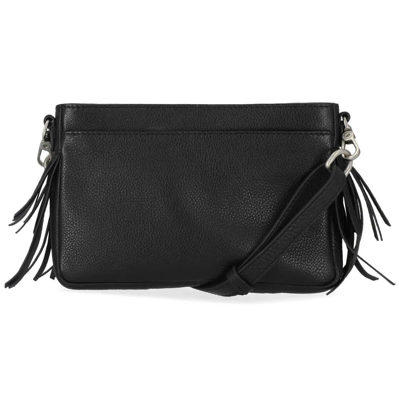 Harley-Davidson Women's Festival Fringe Zippered Leather Hip Bag, Black MHW021/08