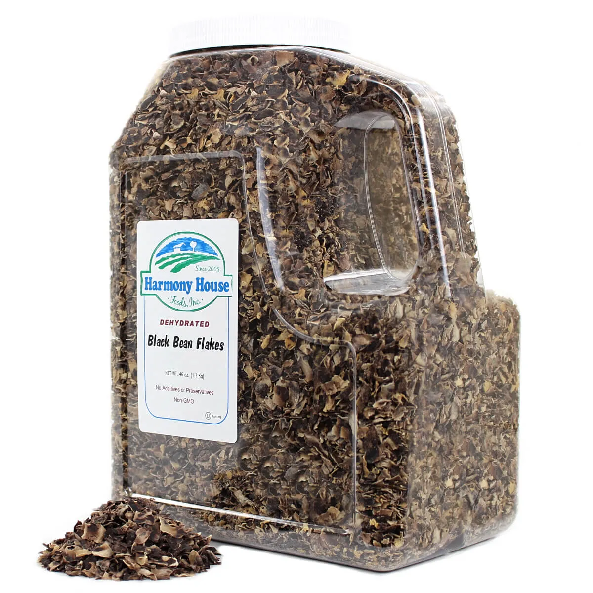 Harmony House Black Bean Flakes (46 oz)