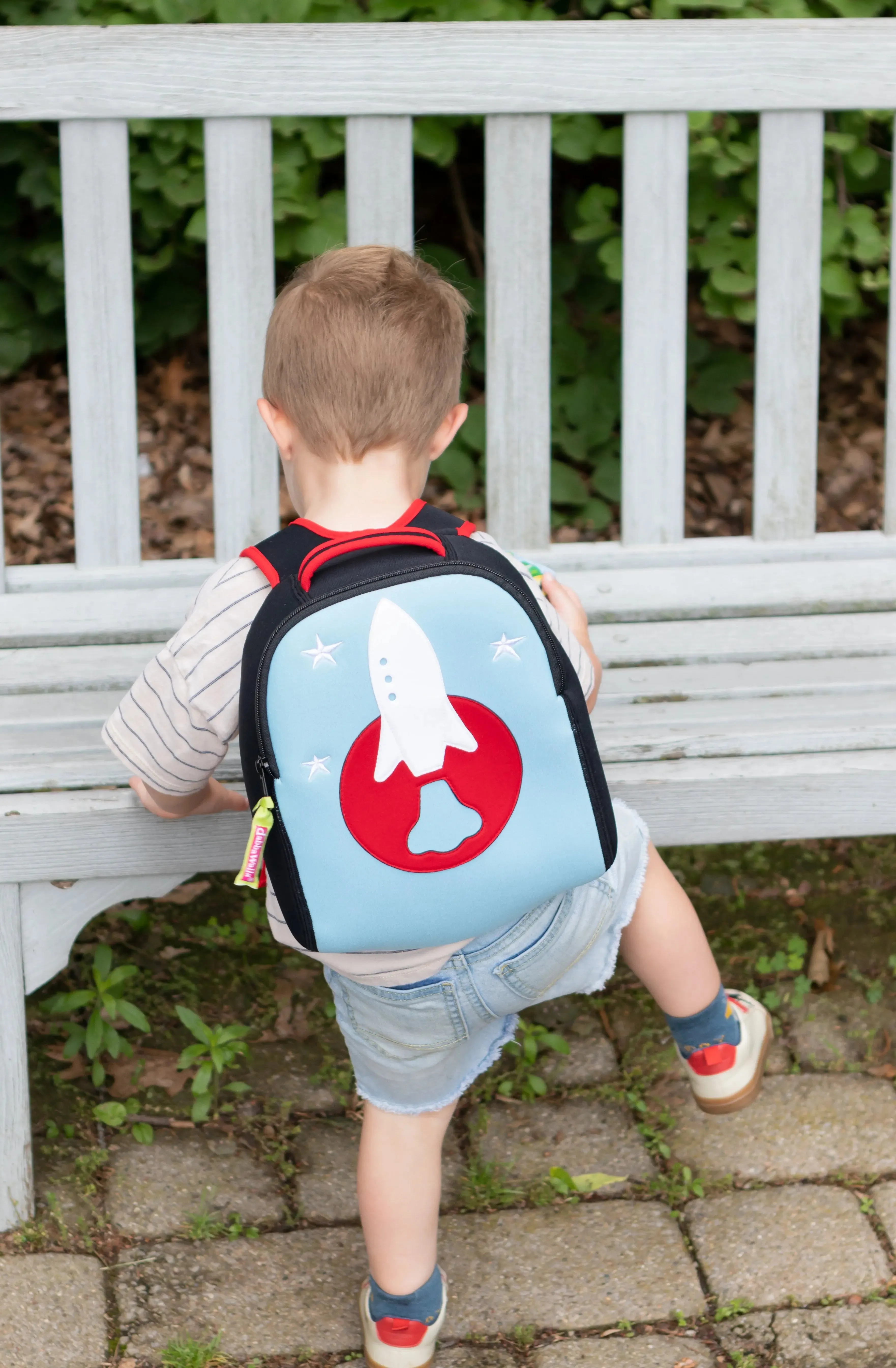 Harness Toddler Backpack-Space Rocket