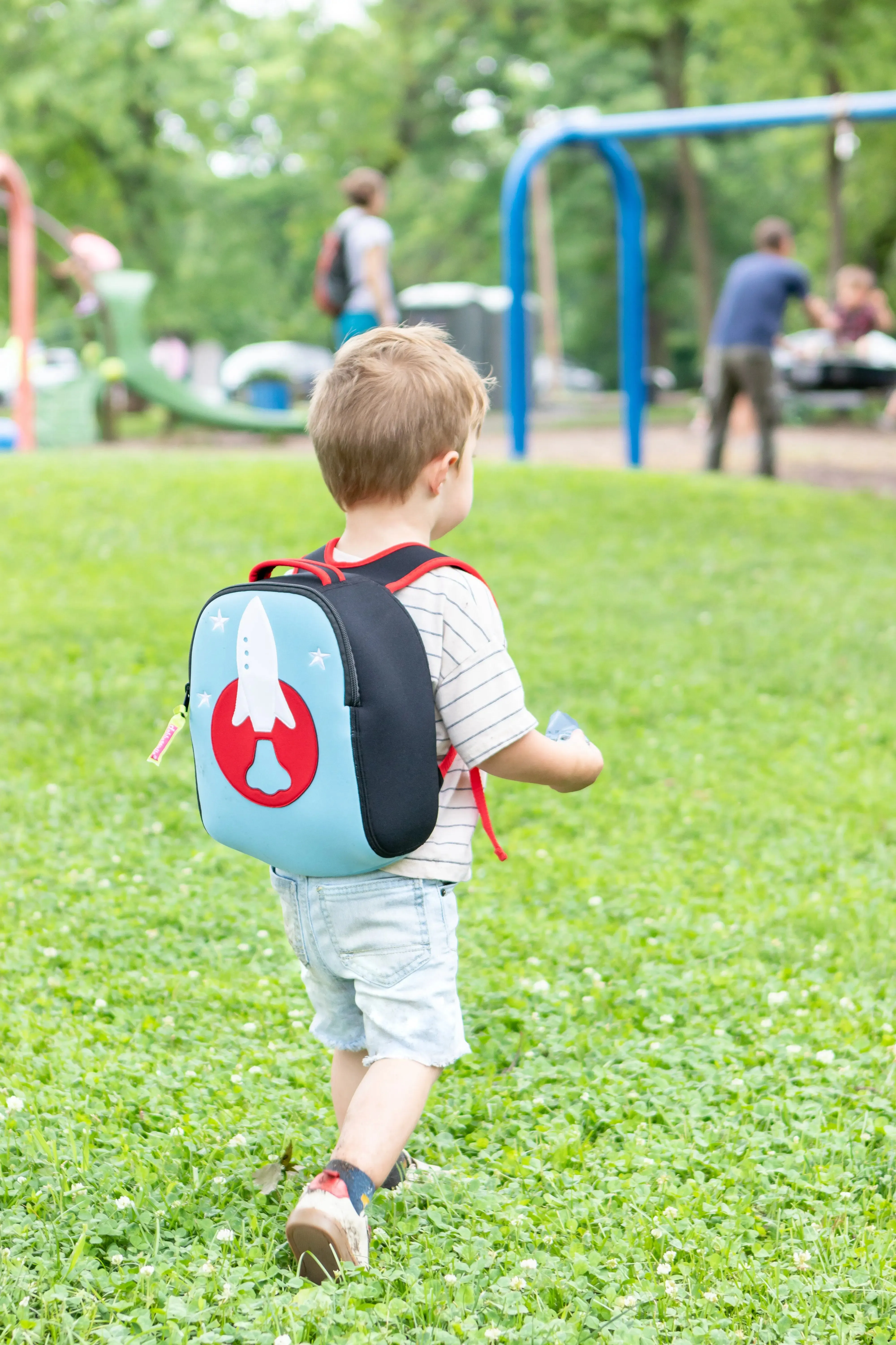 Harness Toddler Backpack-Space Rocket