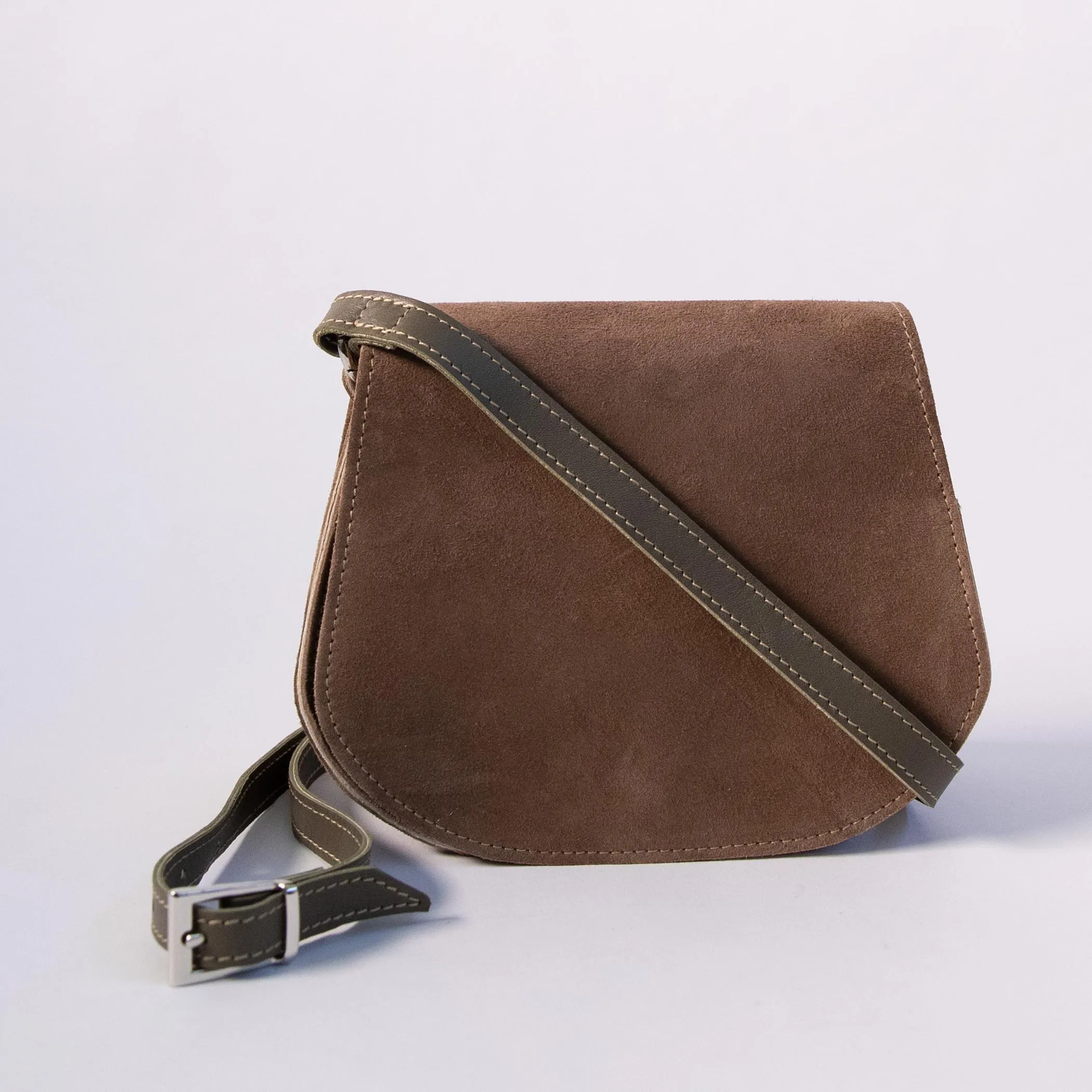 Harpers Italian Leather Gigi Crossbody Bag in Olive