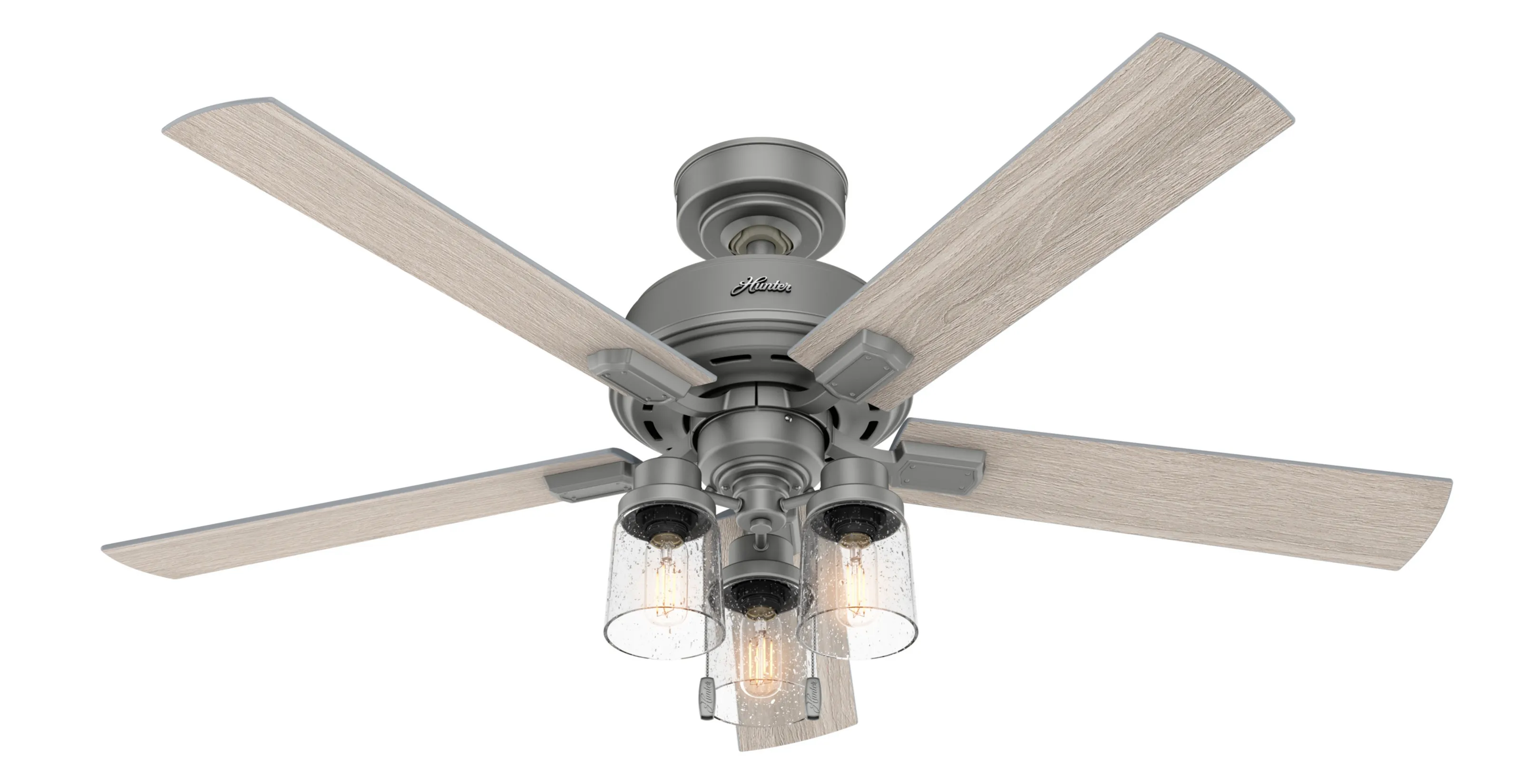 Hunter 52 inch Hartland Ceiling Fan with LED Light Kit and Pull Chain