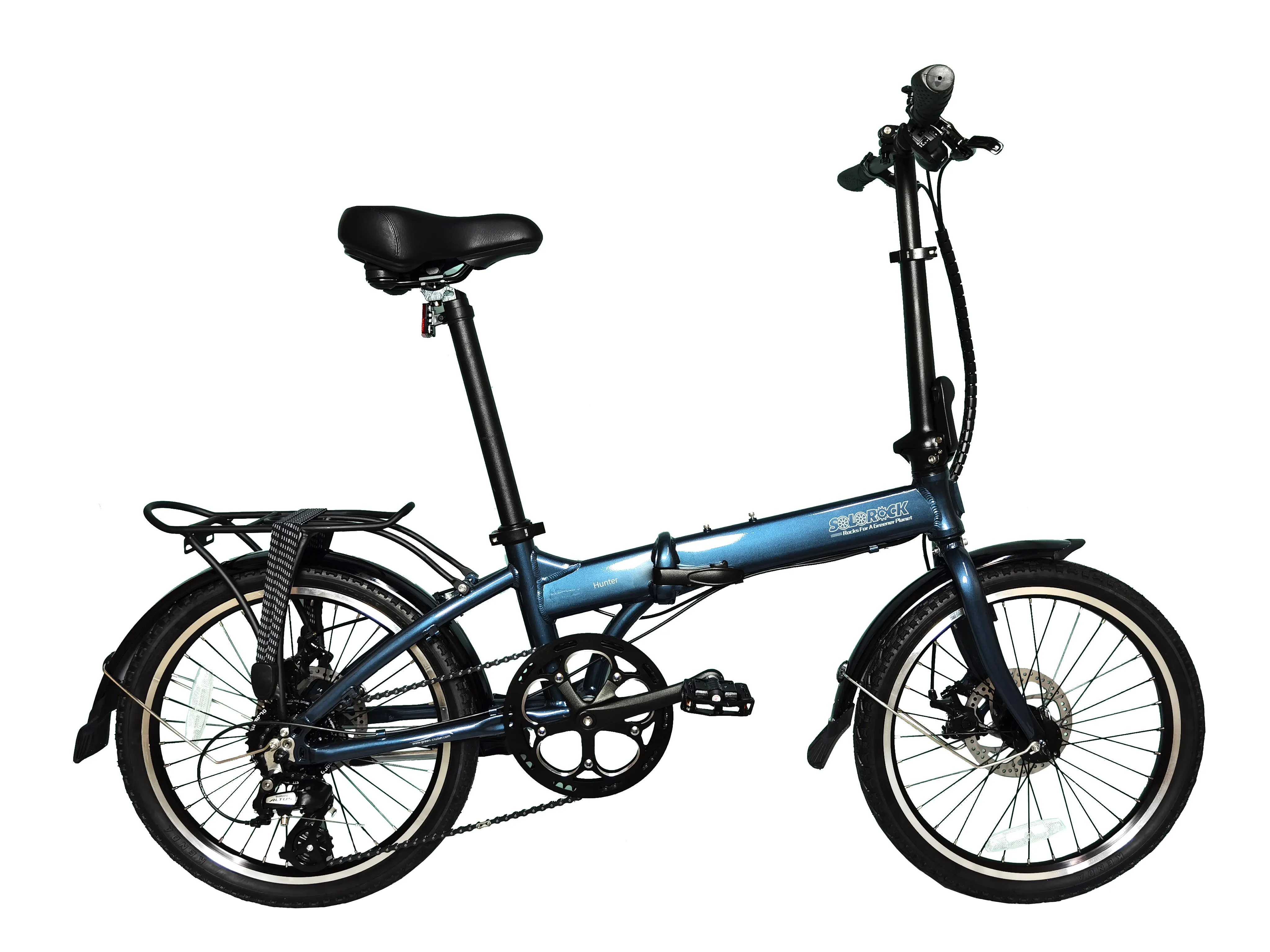 Hunter - SOLOROCK 20" 8 Speed Aluminum Folding Bike