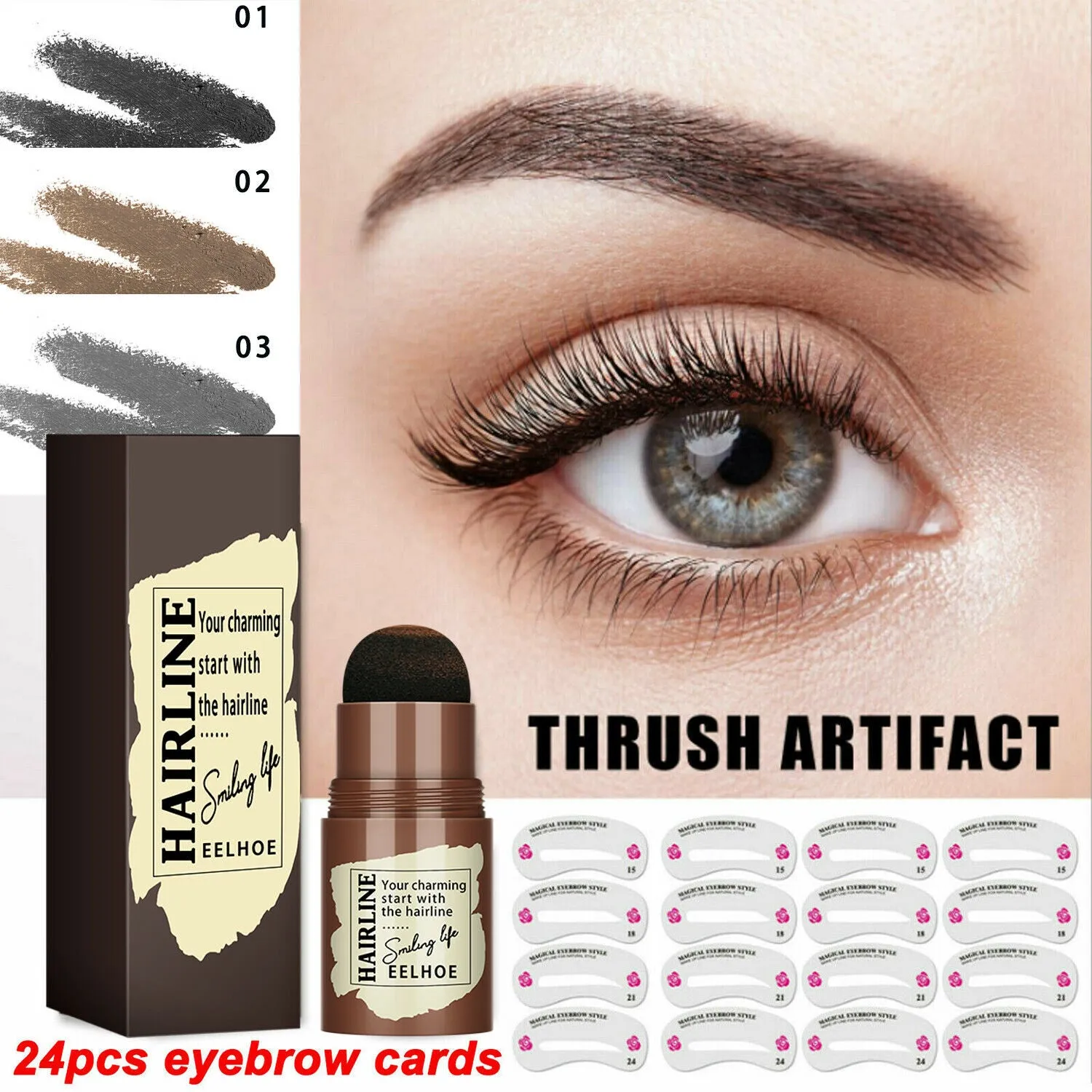 Instant Brow Perfection Kit - Effortless and Natural Eyebrows in Seconds