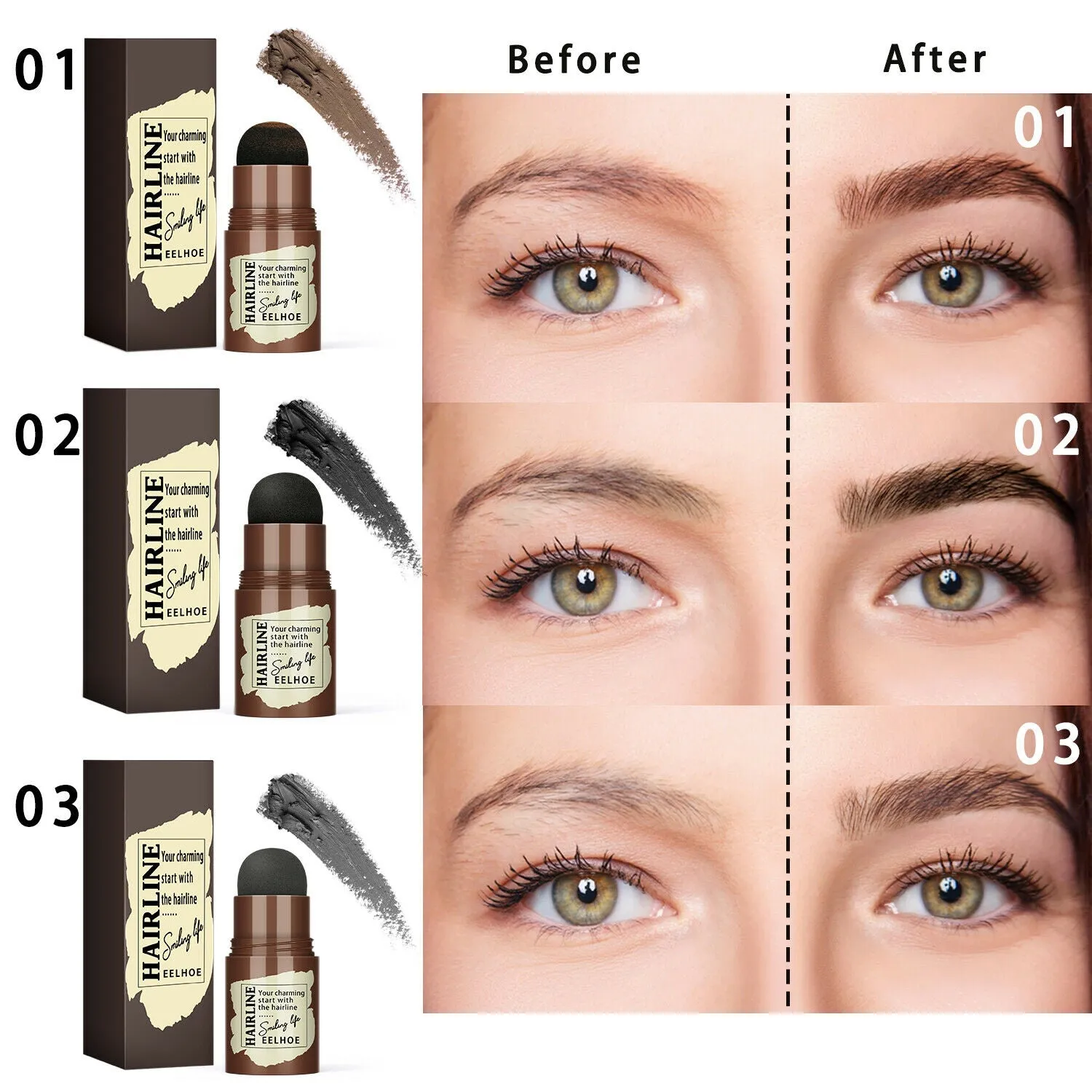 Instant Brow Perfection Kit - Effortless and Natural Eyebrows in Seconds