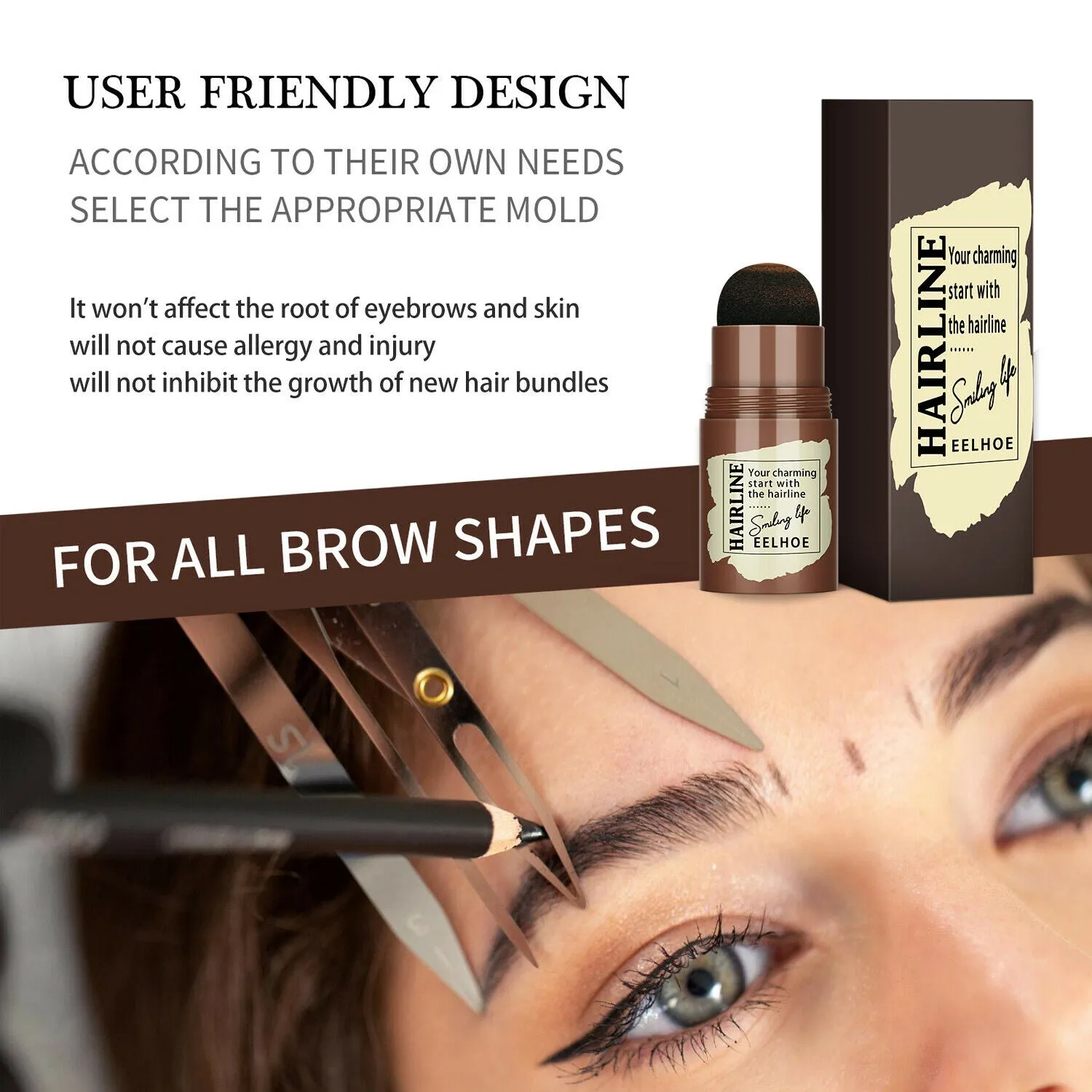 Instant Brow Perfection Kit - Effortless and Natural Eyebrows in Seconds