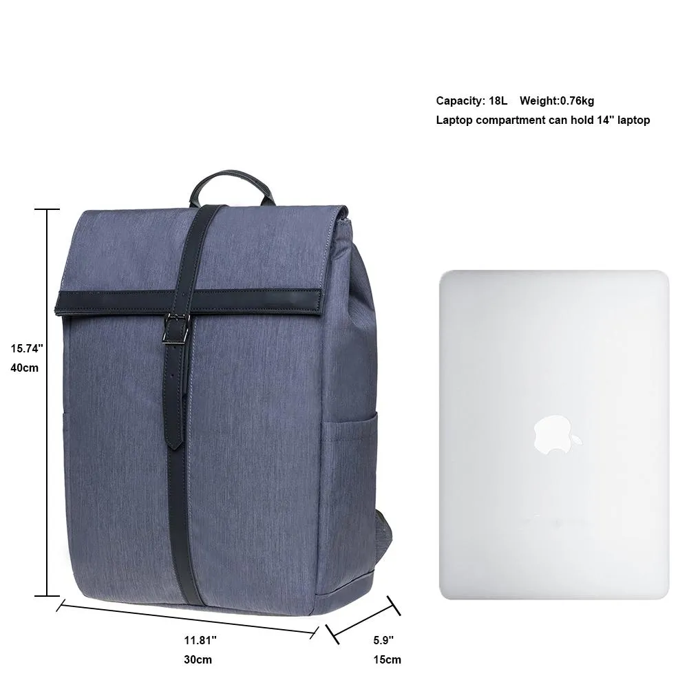 KAUKKO Backpack for School, KS13（ Dark Grey / 18L ）