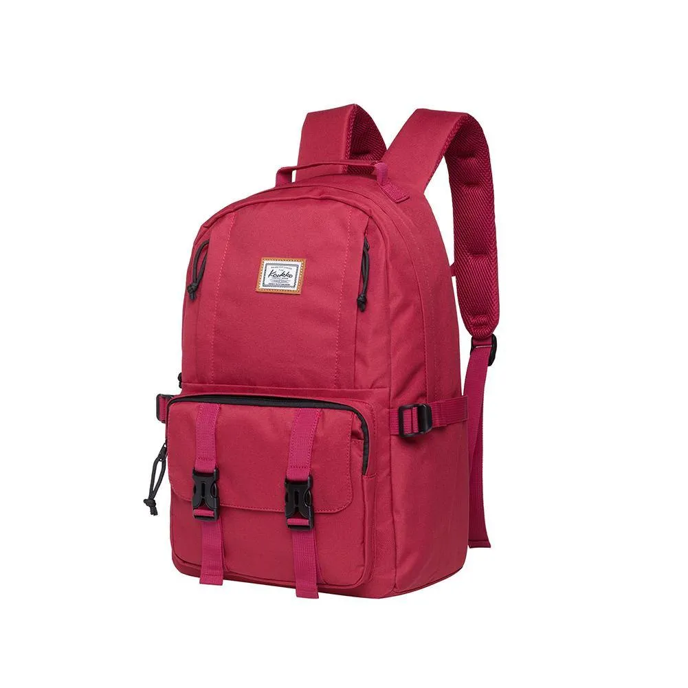 KAUKKO Backpack for School,  KS21 ( Red / 18.4L )