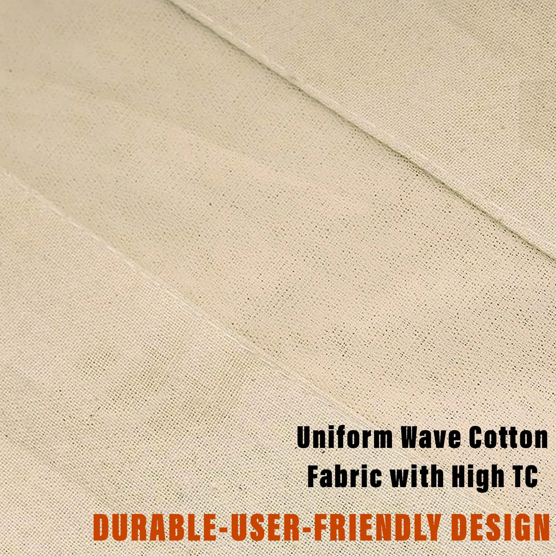 Kuber Industries Hanging Saree Bag | Cotton Clothes Bags for Storage | Hanging Cotton Saree Covers | Mesh Window Cloth Storage Bag | Saree Stoarge Covers with Zip | Pack of 3 | Cream