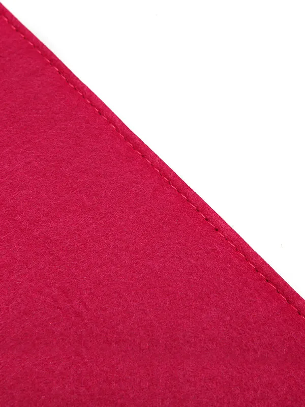 Laptop Sleeve, Felt, Hot Pink