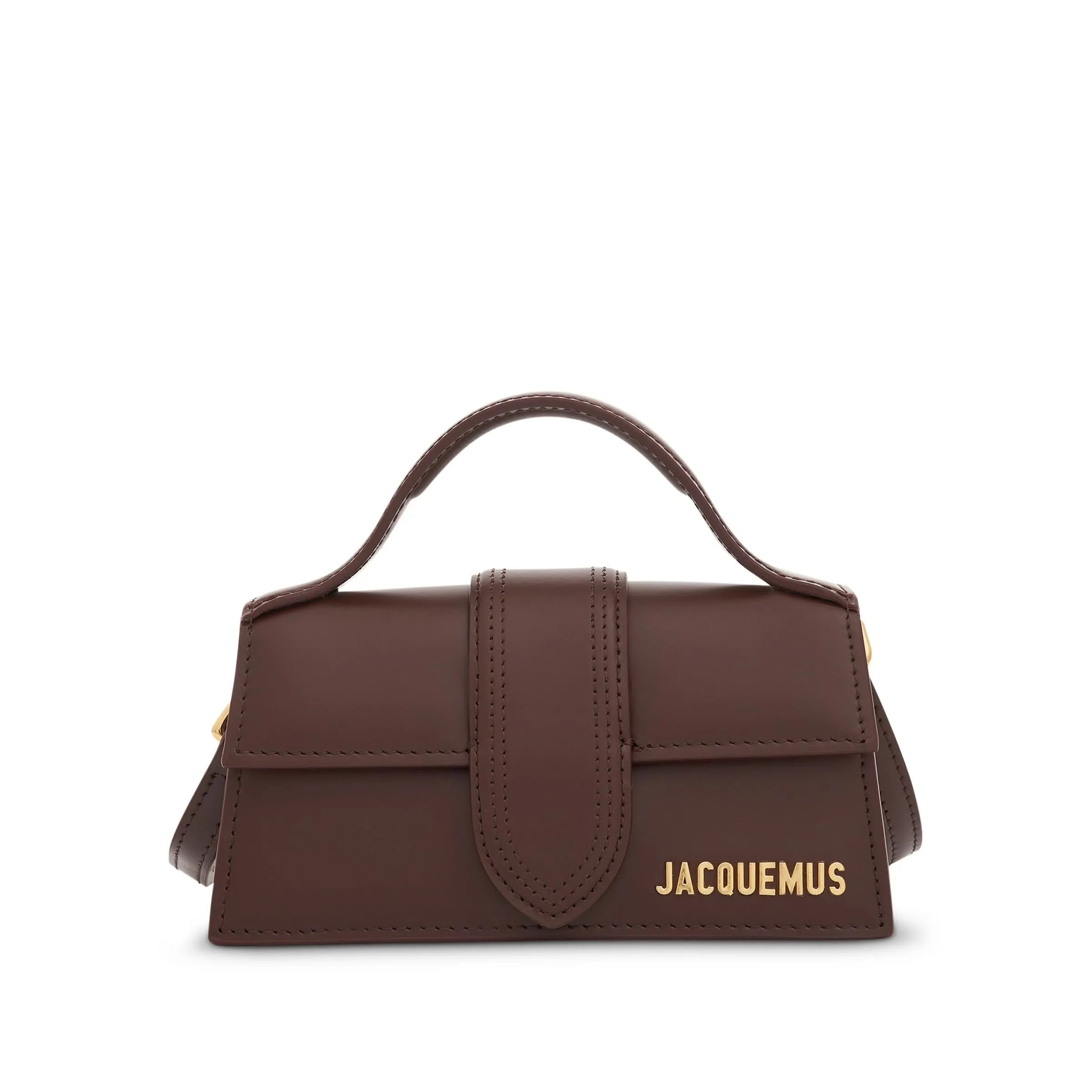 Le Bambino Mini Leather Bag in Brown