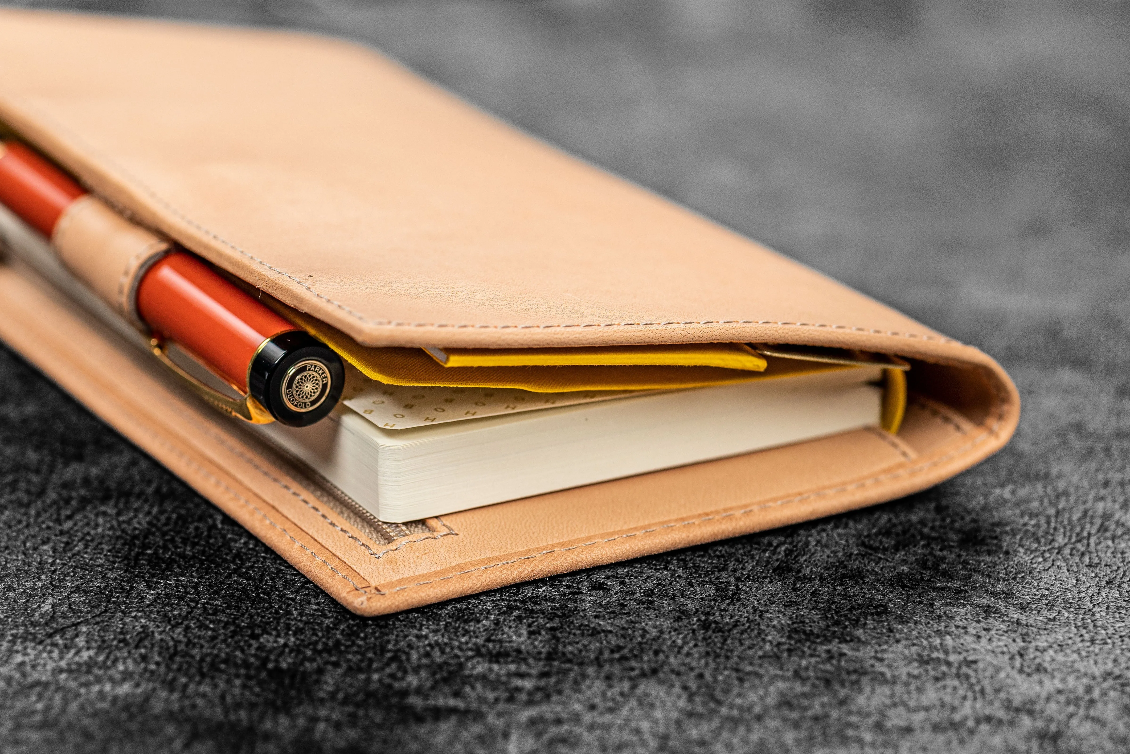 Leather Hobonichi Weeks Cover - Undyed Leather