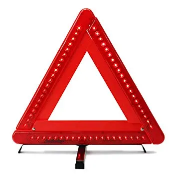 LED Flashing Warning Triangle