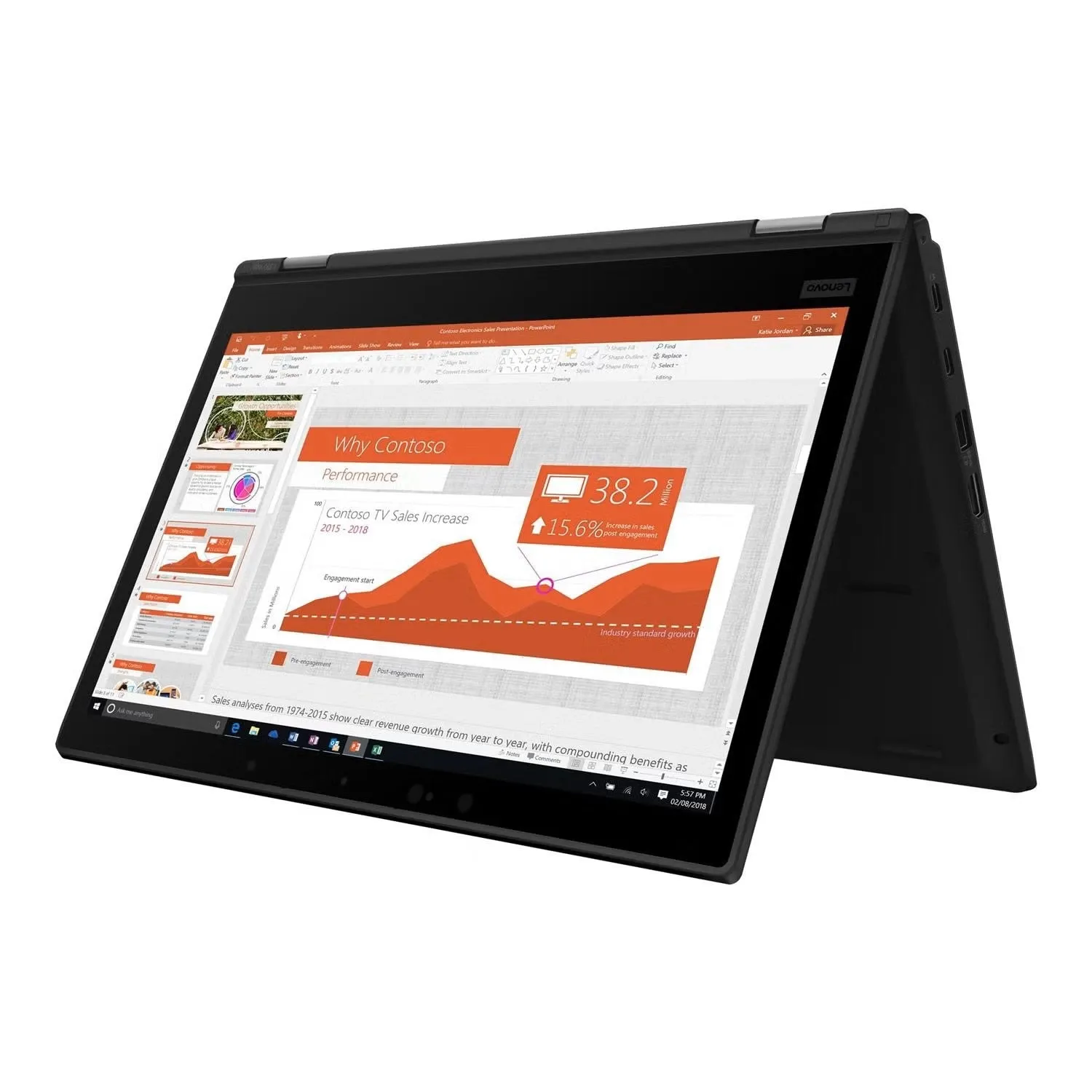 Lenovo Thinkpad L390 Yoga Core i5-8365u Flip-Touch 13.3" 2in1 Laptops (Open Box)