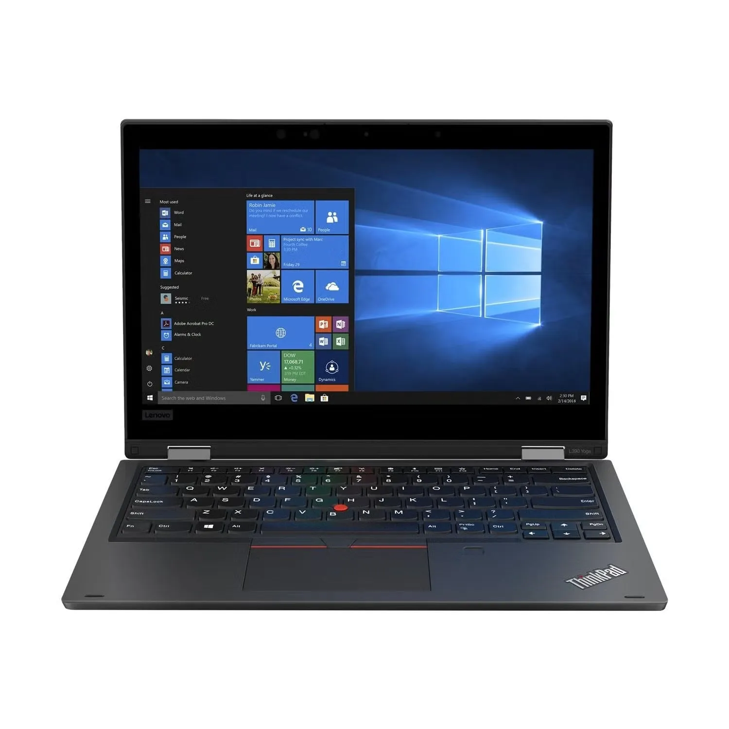 Lenovo Thinkpad L390 Yoga Core i5-8365u Flip-Touch 13.3" 2in1 Laptops (Open Box)