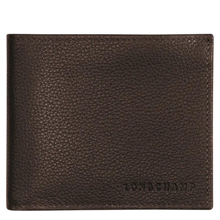 Longchamp - Le Foulonné Card Holder in Mocha