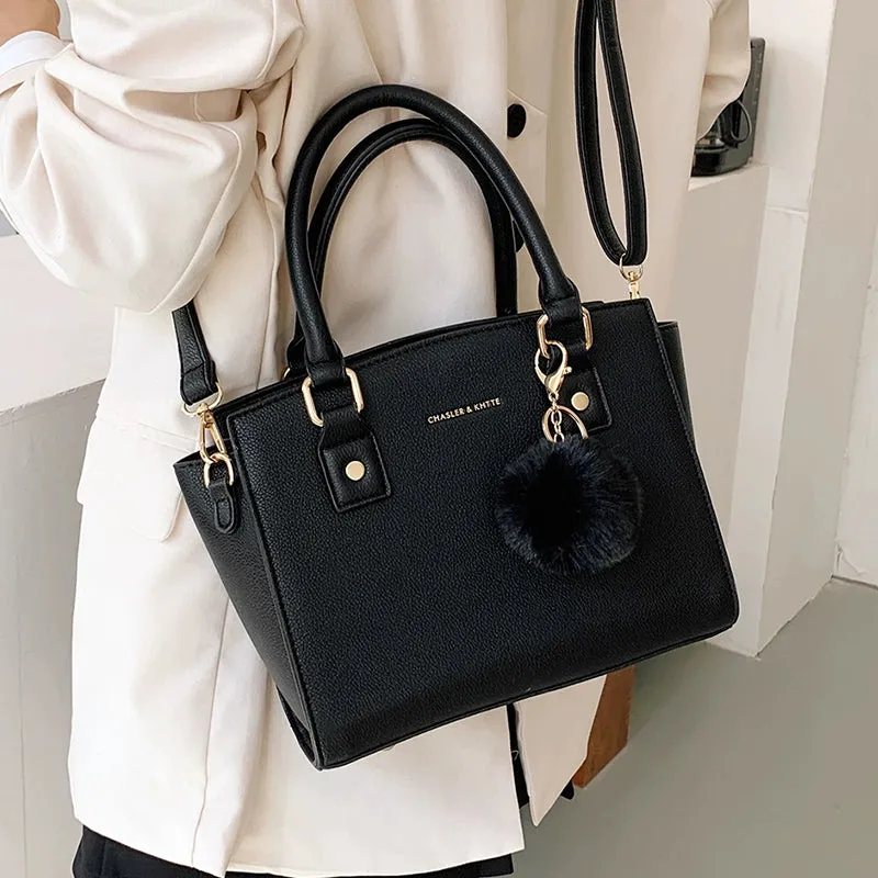 Luxury Designer Brand Women's Handbag All Leather Street Wear Fashion