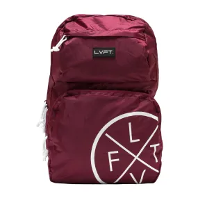 LVFT. Packable Backpack - Maroon