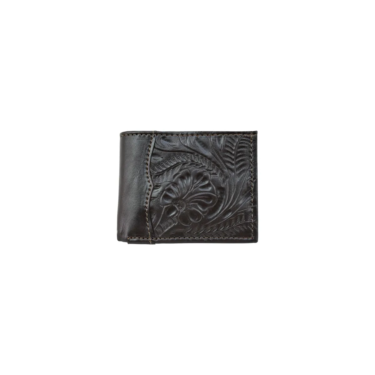 Men's Bi-Fold Wallet - Chocolate Brown