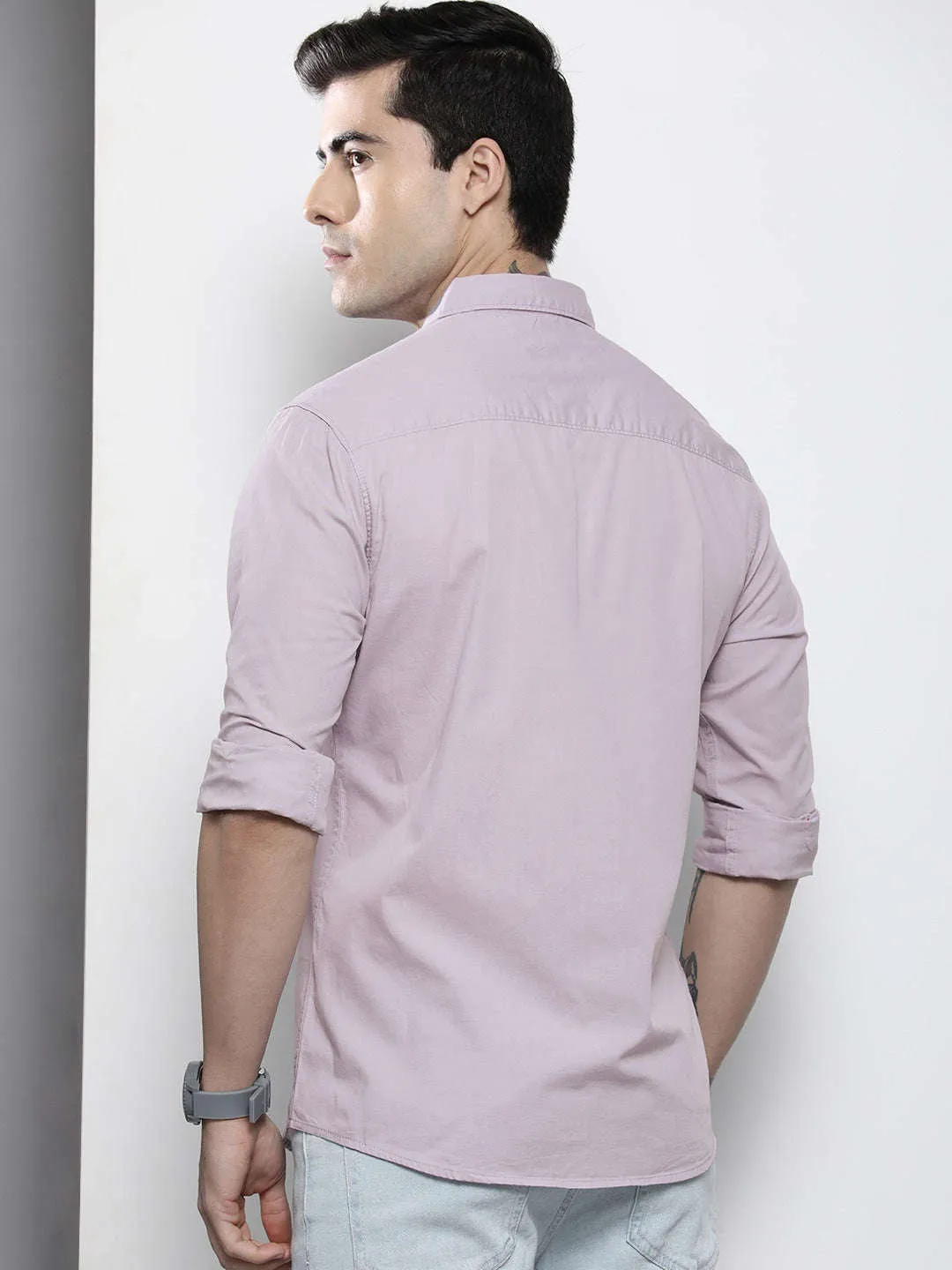 Men's Solid Slim Fit Shirt