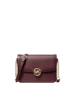 Michael Kors Leida Crossbody Medium In Oxblood 35S4G9GM8L