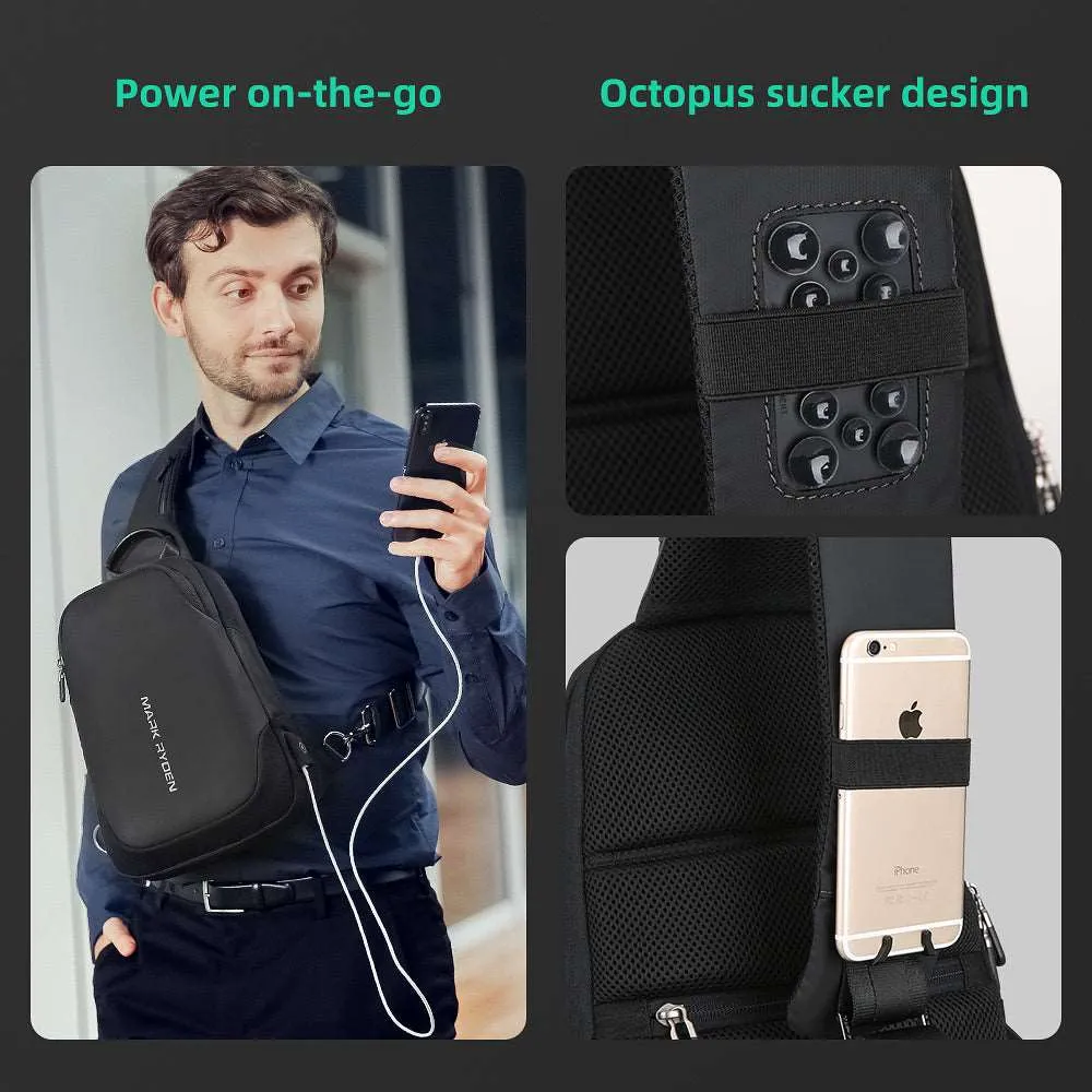 Mini Julius: Lightweight Crossbody Bag with USB Charging