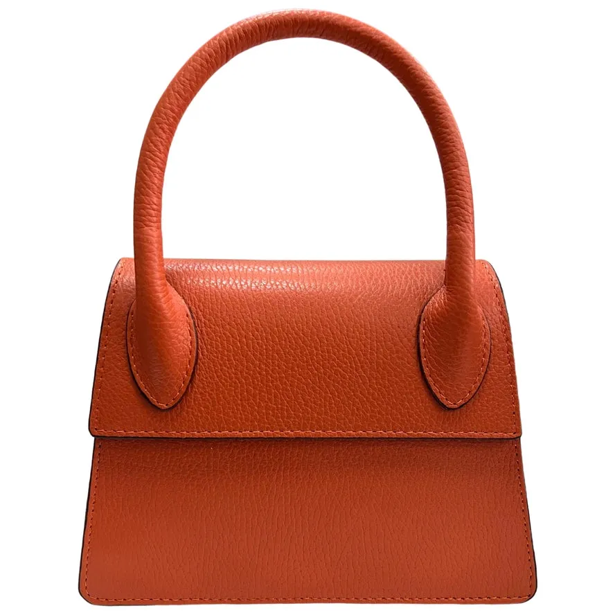 Modarno Italian Leather Handbag-Trapeze