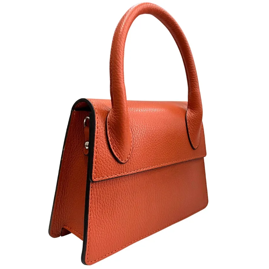 Modarno Italian Leather Handbag-Trapeze