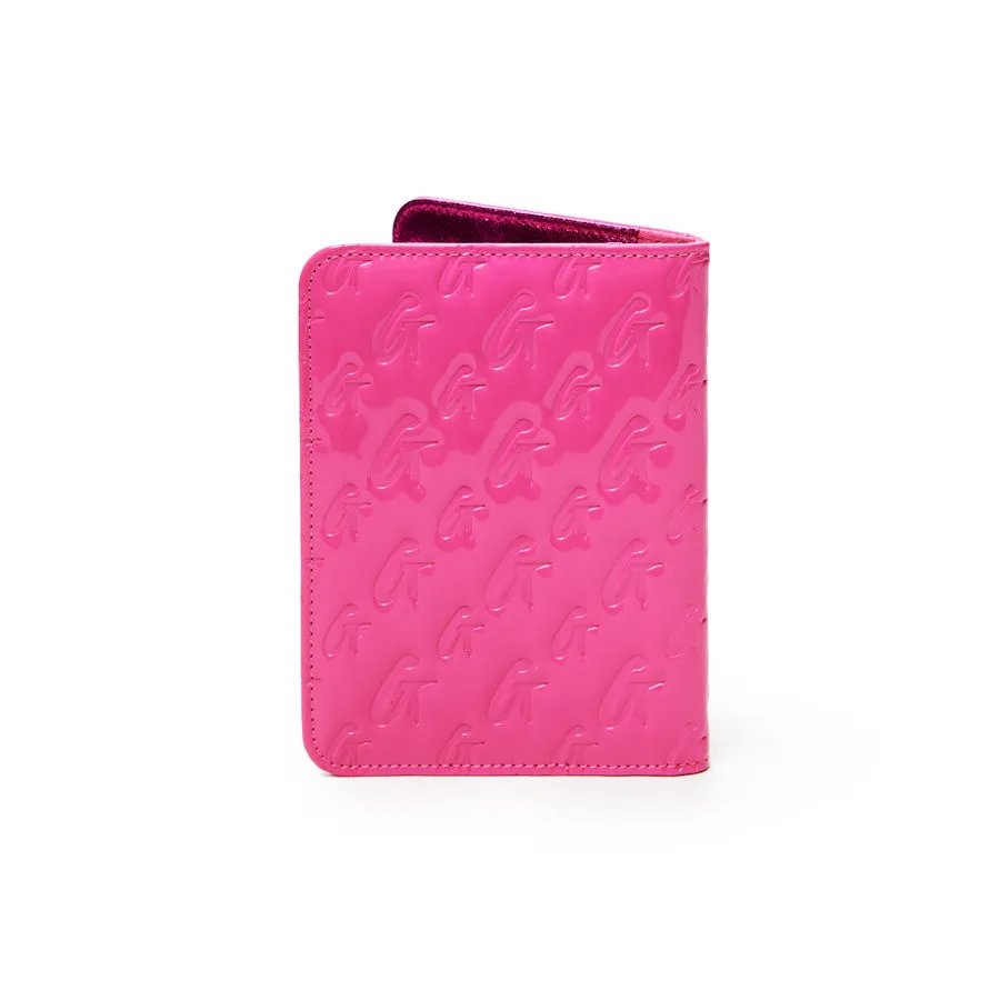 MONOGRAM PASSPORT HOLDER - MIRROR HOT PINK